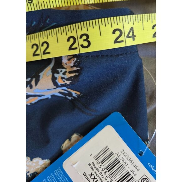 Columbia Women's XXL Sleeveless Floral Bird Print Bogata Bay Dress Omni-Shield - Picture 14 of 16